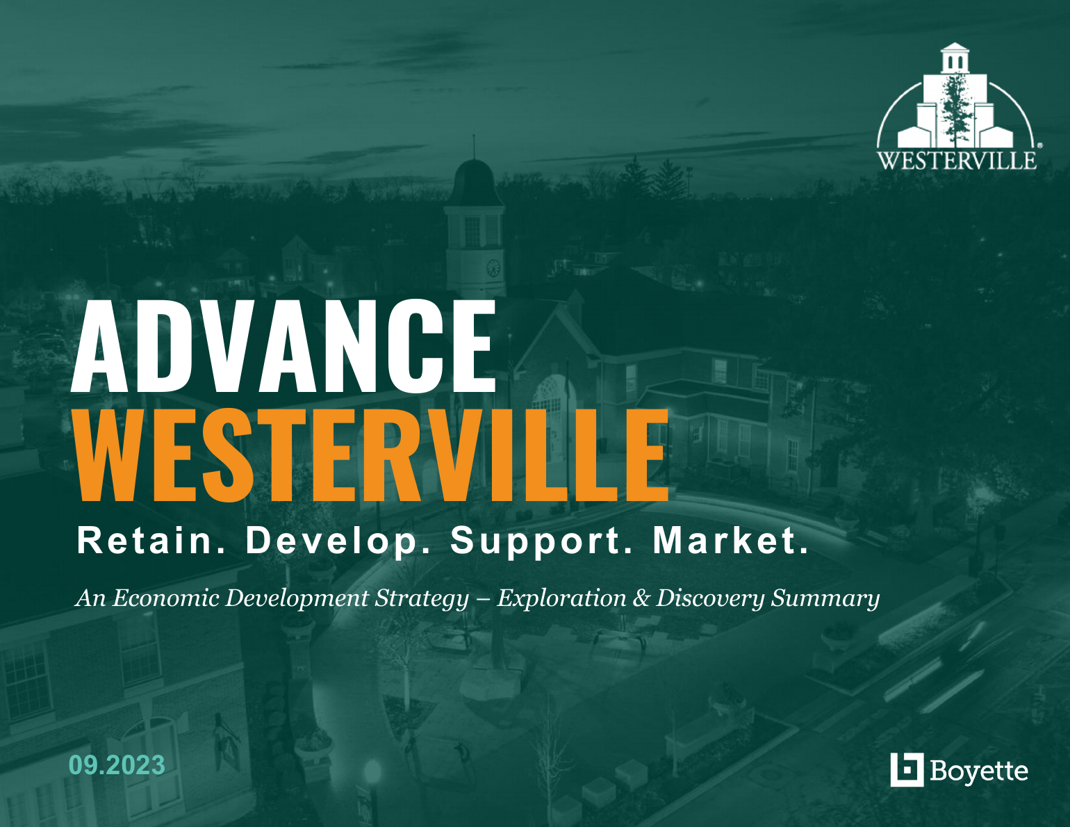 Advance Westerville findings and background data page 1