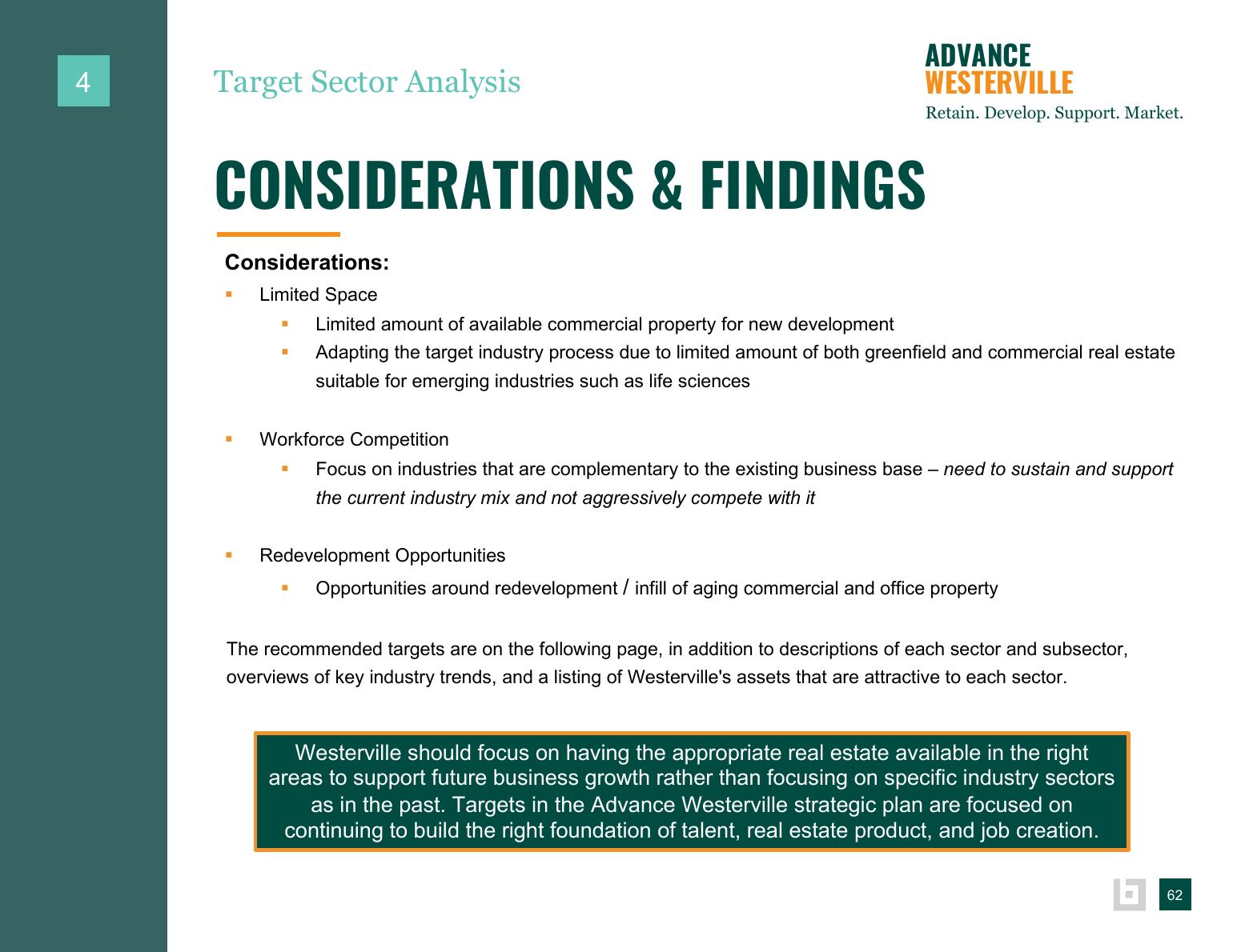Advance Westerville findings and background data page 62